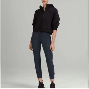 Lululemon Ready to Rulu High-Rise Jogger, 7/8 Length Heathered True Navy Black 6